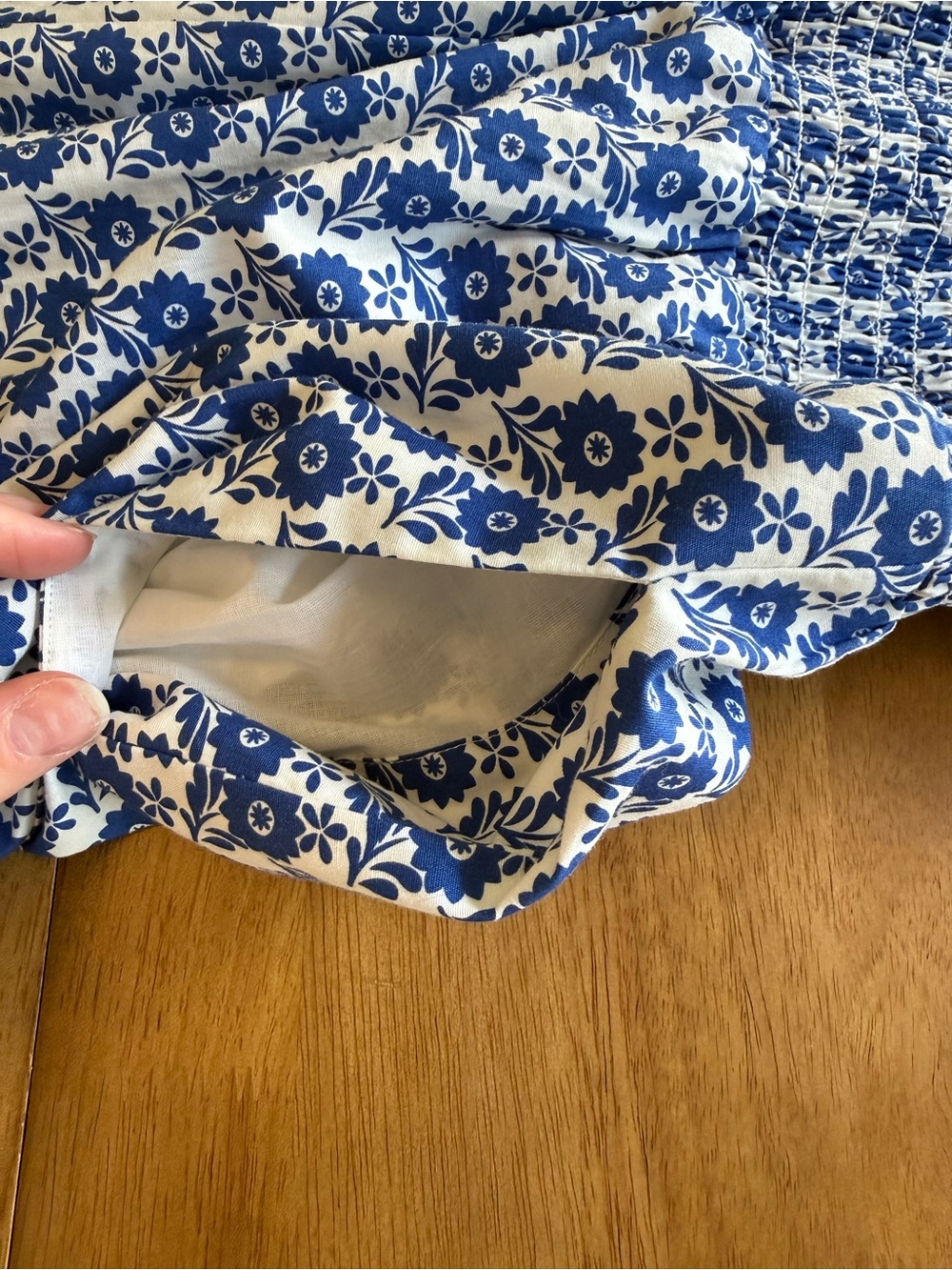 Boden Blue & White Floral Midi Dress 🌼💙 - Picture 6 of 9